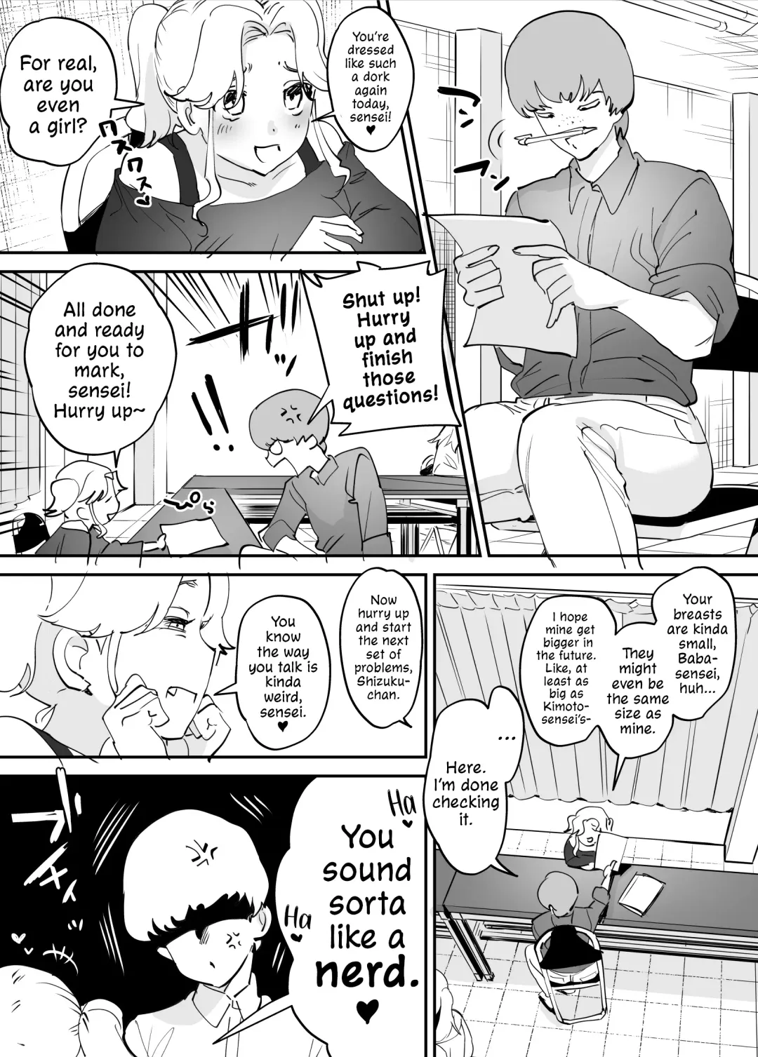 [Chimeda] Futanari Koushi, Zenbu Kuu. | The All Consuming Futanari Teachers Fhentai - Page 16