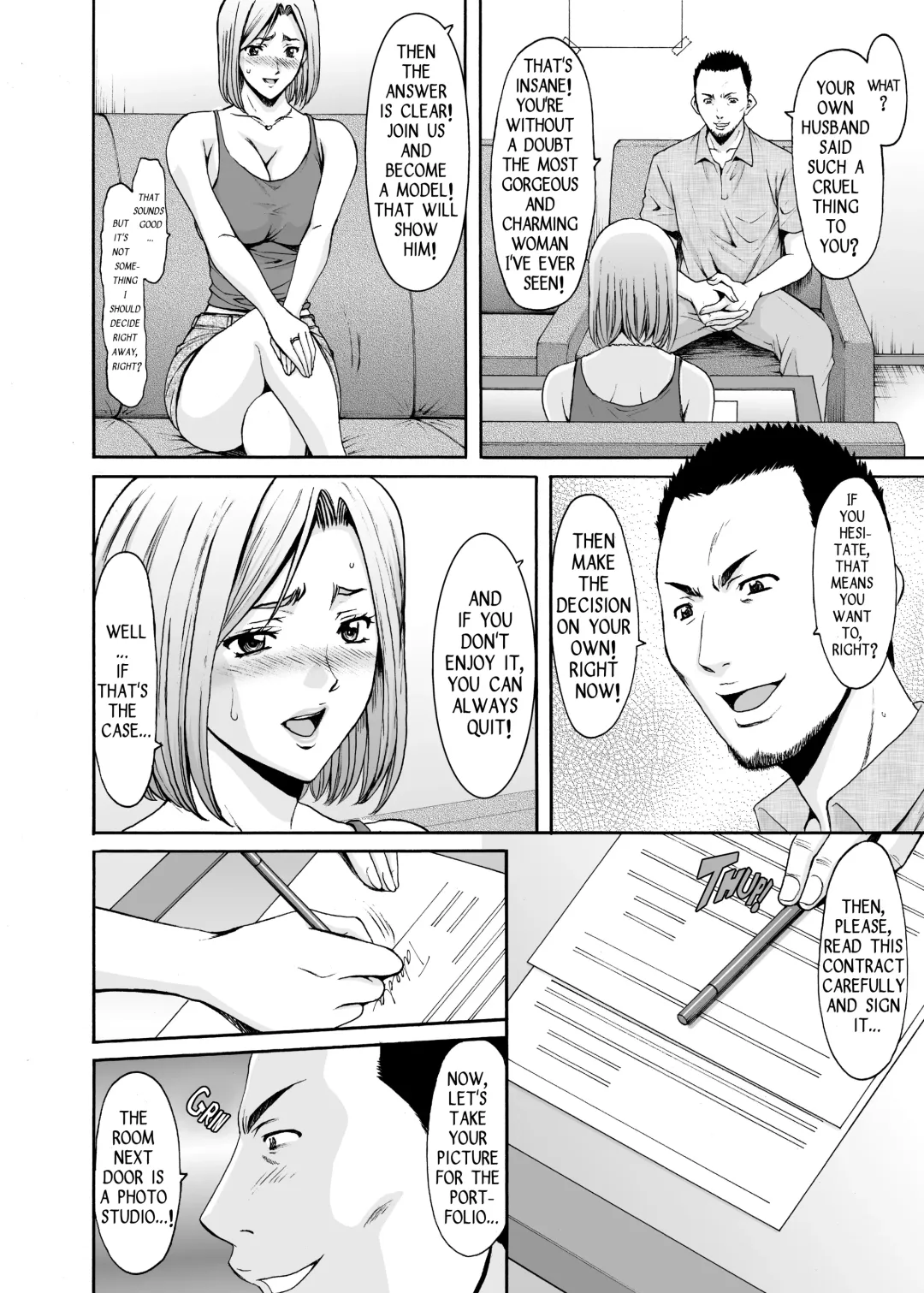 [Hoshino Ryuichi] Motoyan Zuma ga Ochiru made | Before My Reformed Delinquent Wife Falls Fhentai.net - Page 11