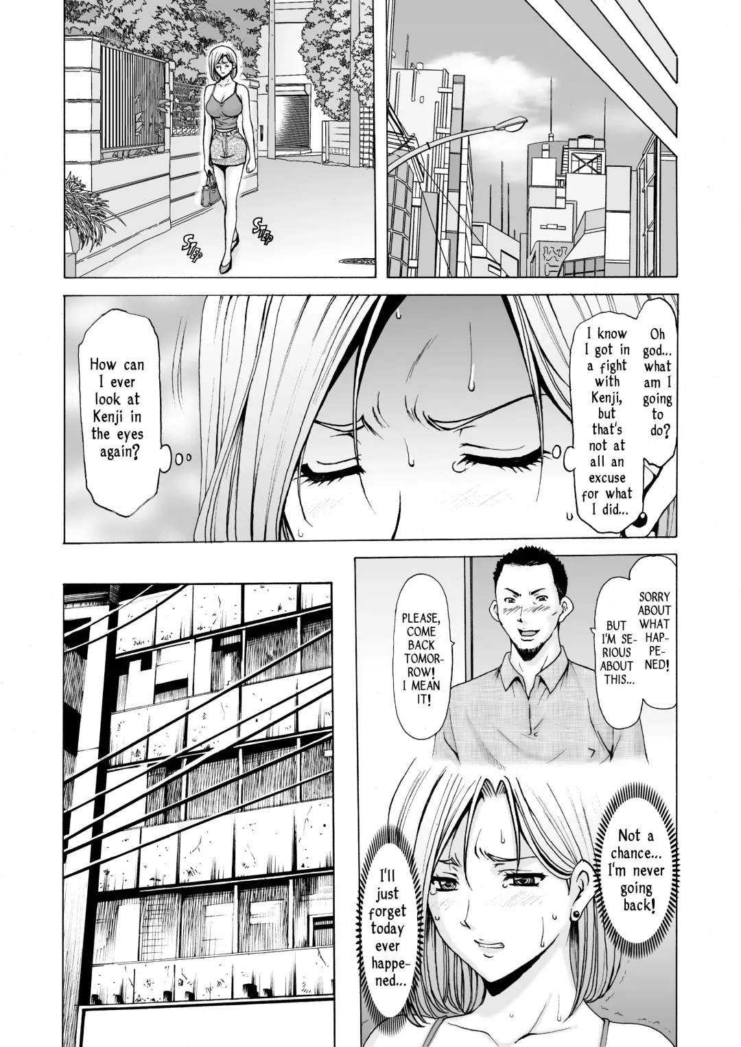 [Hoshino Ryuichi] Motoyan Zuma ga Ochiru made | Before My Reformed Delinquent Wife Falls Fhentai.net - Page 35