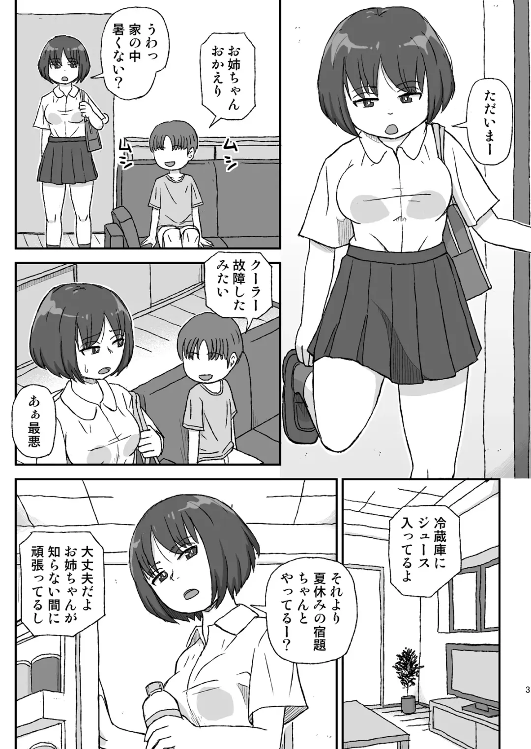 [Otonashi Katame] Onee-chan wa Nannichi de Ninshin Suru no ka Fhentai - Page 3
