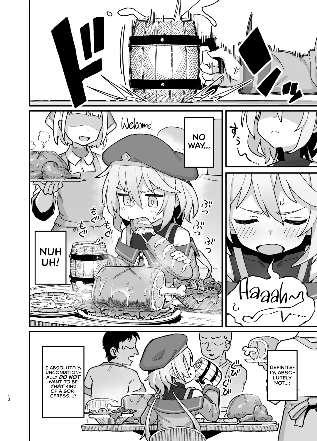 [Wagashi] Kakyuu Majutsushi, Inmon ni Somaru || A Lowly Sorceress, Afflicted By Debauched Magicks (decensored) Fhentai - Page 22