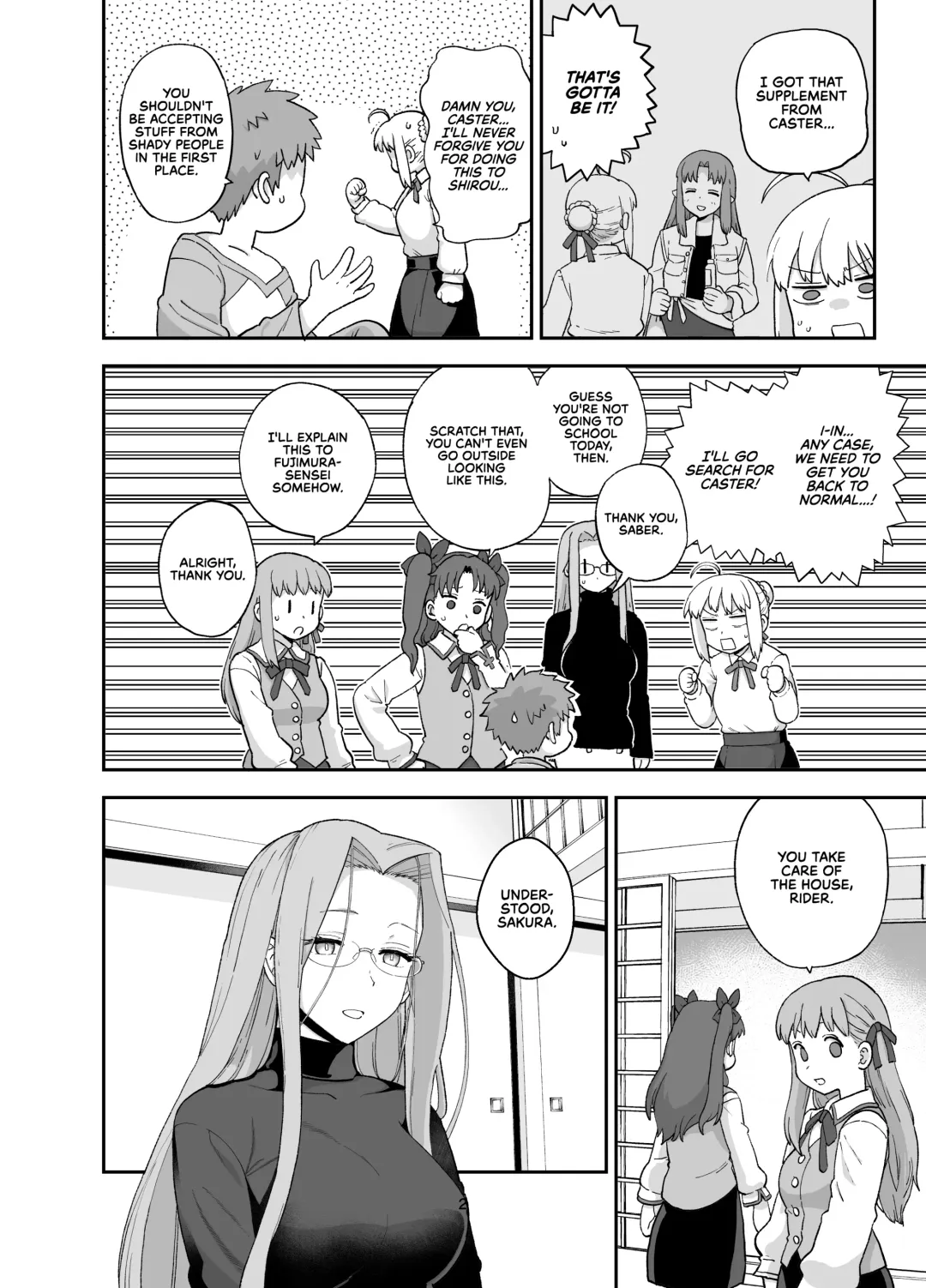 [Mo] Rider-san to Orusuban | Staying Home With Rider-san Fhentai.net - Page 4