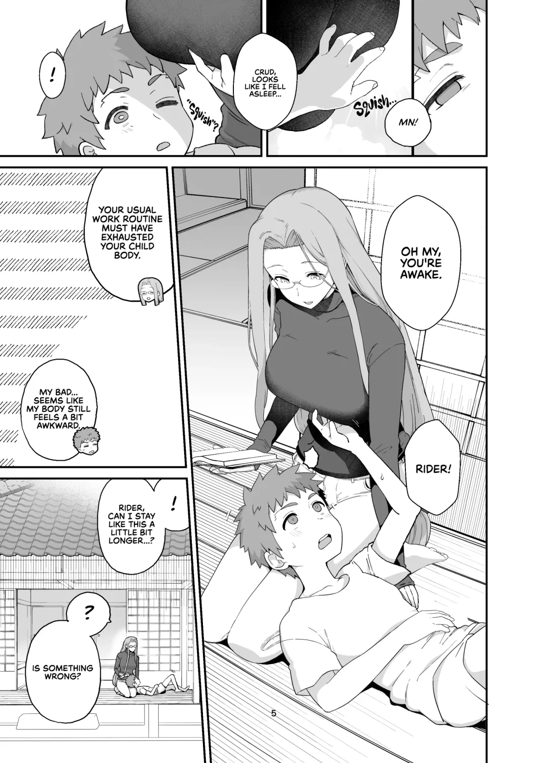 [Mo] Rider-san to Orusuban | Staying Home With Rider-san Fhentai.net - Page 7