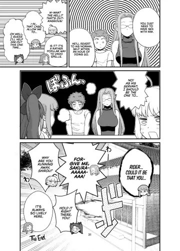 [Mo] Rider-san to Orusuban | Staying Home With Rider-san Fhentai.net - Page 33