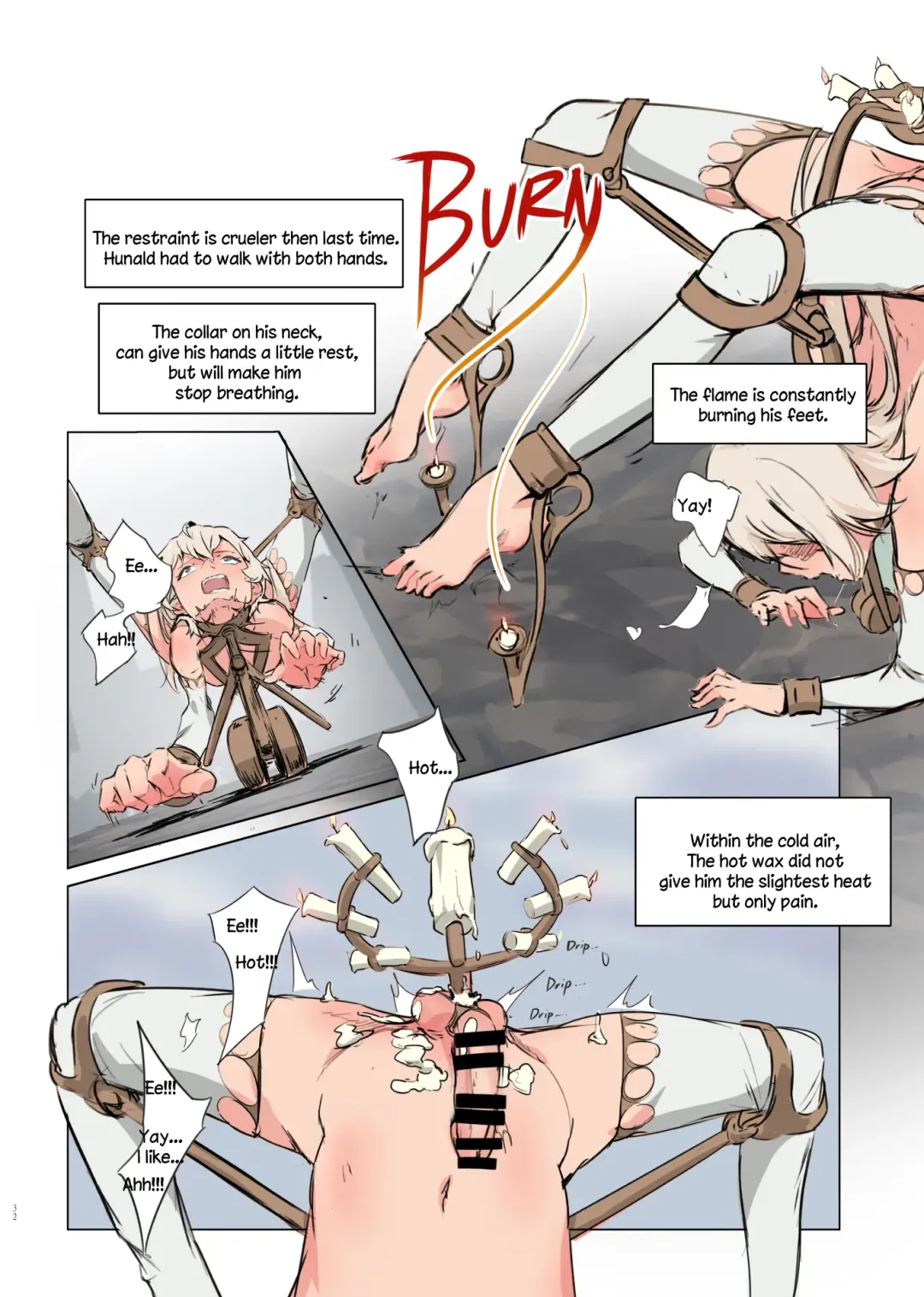 [Hakuyagen] Hostage Slave of the Empire - The Candle Boy Fhentai - Page 32