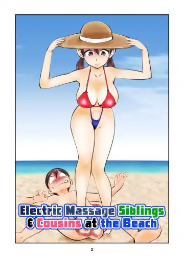 [Makunouchi] Denma Kyoudai & Juumai in Beach | Electric Massage Siblings & Cousins at the Beach - Fhentai.net