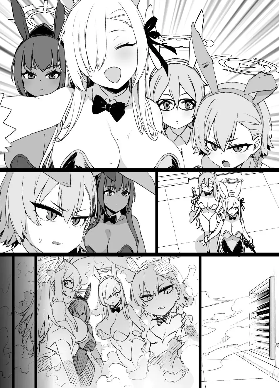 [Kusayarou] Bruaka Brainwashing Bunny Slave Additional Manga 7P Fhentai.net - Page 9