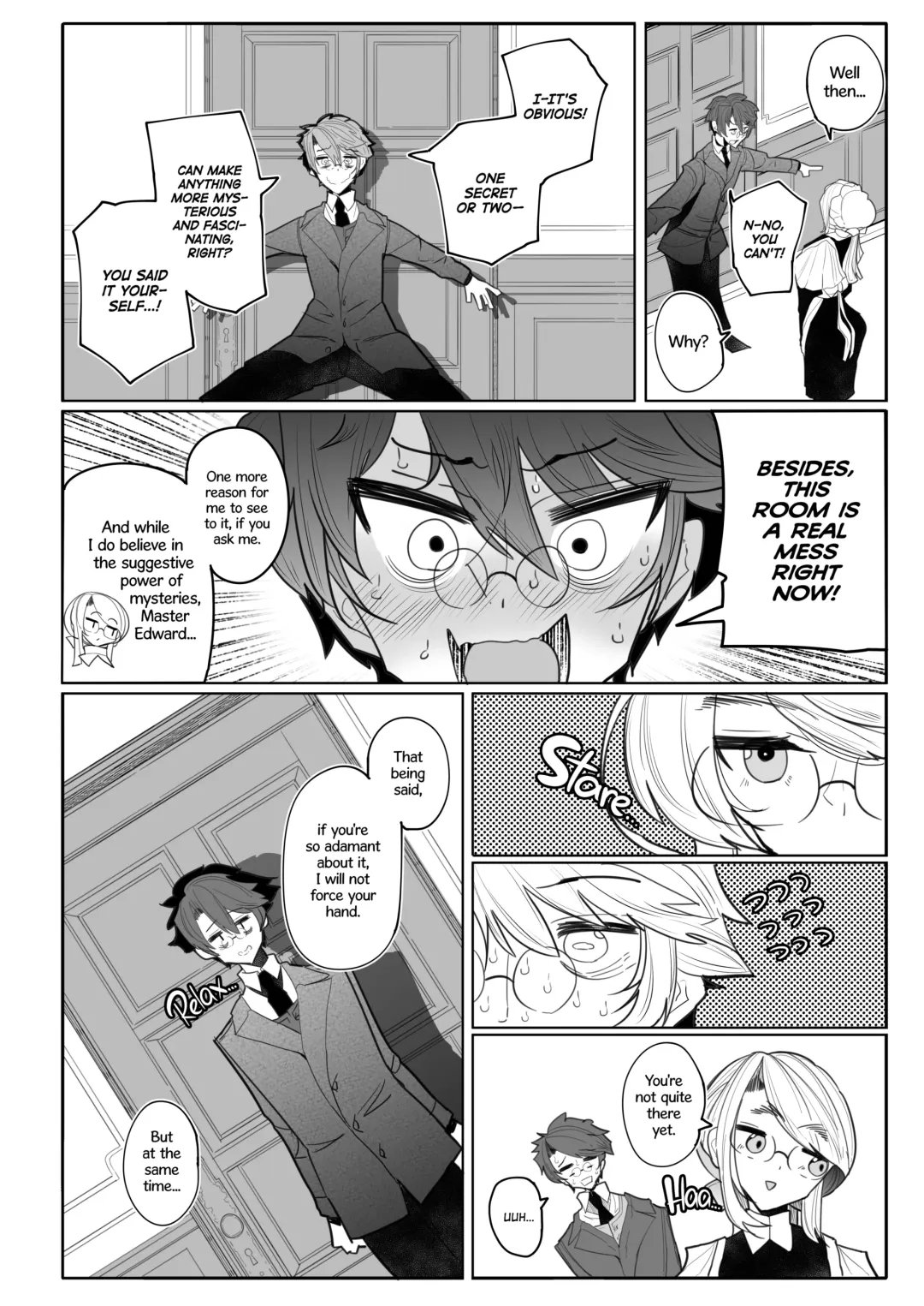 [Tsumetoro] Shinshi Tsuki Maid no Sophie-san Soushuuhen | Gentleman's Maid Sophie: Compilation 1 (decensored) Fhentai - Page 124