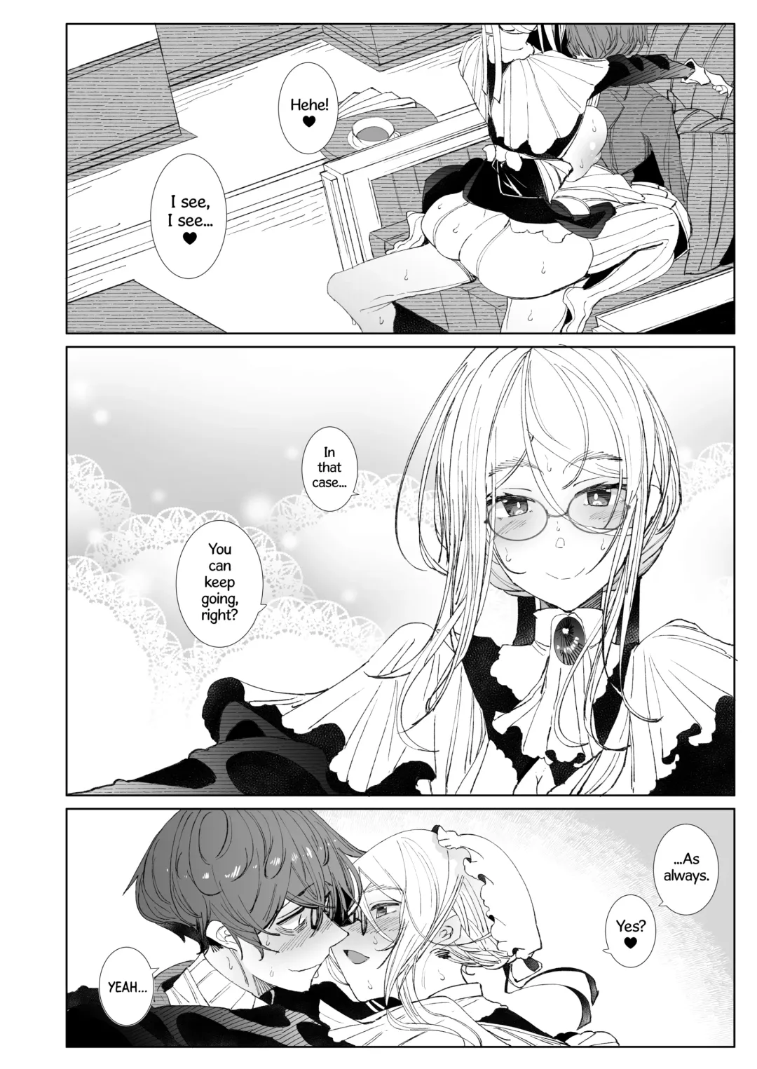[Tsumetoro] Shinshi Tsuki Maid no Sophie-san Soushuuhen | Gentleman's Maid Sophie: Compilation 1 (decensored) Fhentai - Page 199