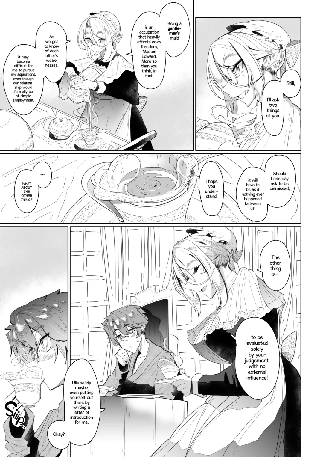 [Tsumetoro] Shinshi Tsuki Maid no Sophie-san Soushuuhen | Gentleman's Maid Sophie: Compilation 1 (decensored) Fhentai - Page 71