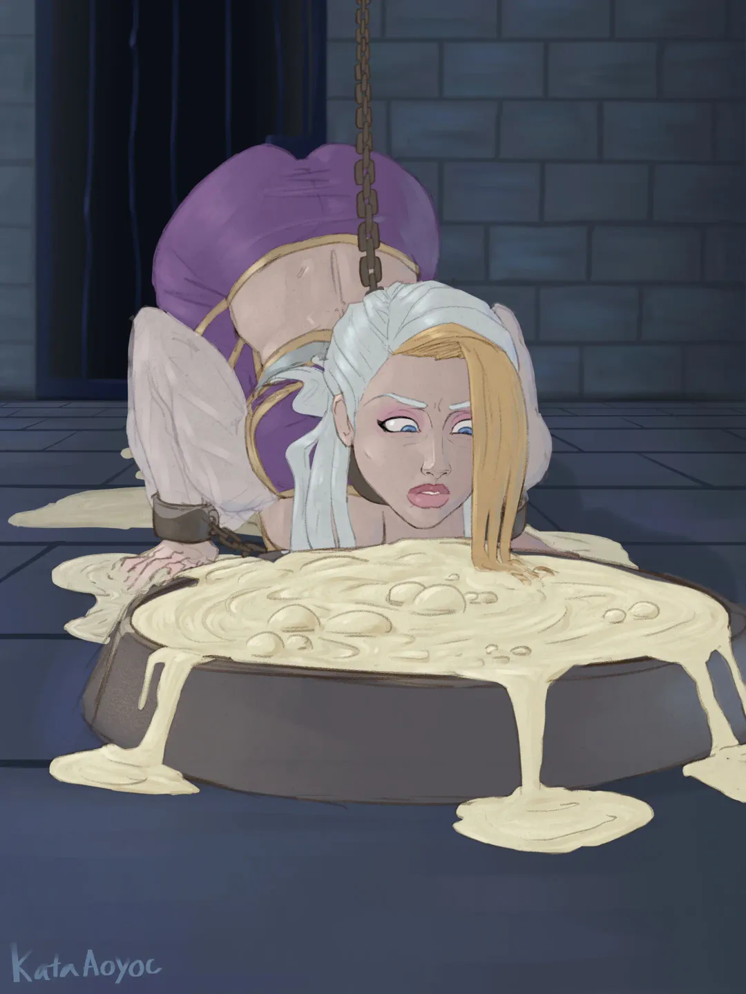 [Kataaoyoc] 在兽人监狱中的吉安娜(djsymq机翻汉化)Jaina in Orc Horny Jail Fhentai - Page 8