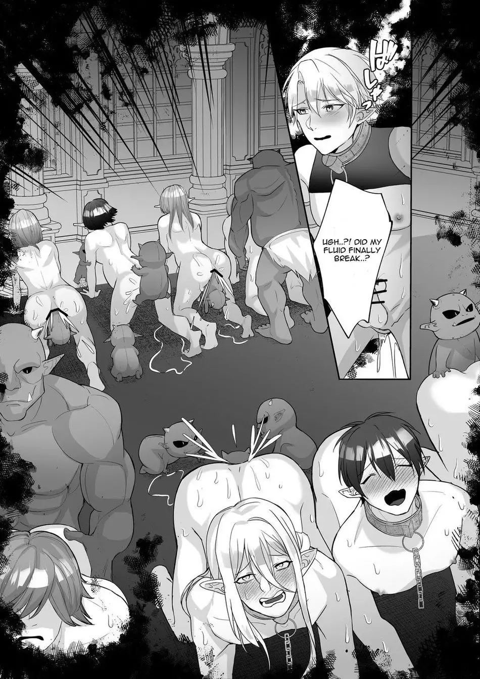 [Akagirenya - Kinokoyun] Elf Ouji-tachi no Kairaku Ochi Orc no Mama ni Naru nante | The Pleasure Fall of the Elven Princes Fhentai - Page 30