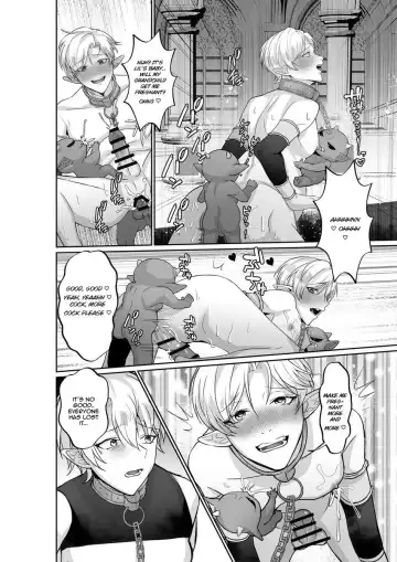 [Akagirenya - Kinokoyun] Elf Ouji-tachi no Kairaku Ochi Orc no Mama ni Naru nante | The Pleasure Fall of the Elven Princes Fhentai - Page 29