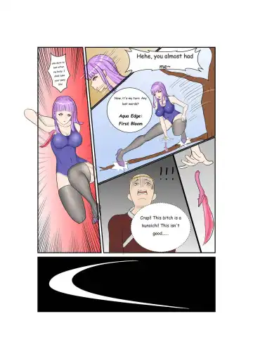 wqkjj1: Swimsuit Kunoichi VS. Vixen Bondage Team Fhentai - Page 4