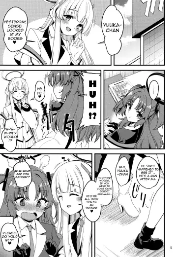 [Gokubuto Mayuge] Sensei Yuuka-chan ni wa Naisho desu yo? | Sensei, Don't Tell Yuuka, Okay? Fhentai.net - Page 4