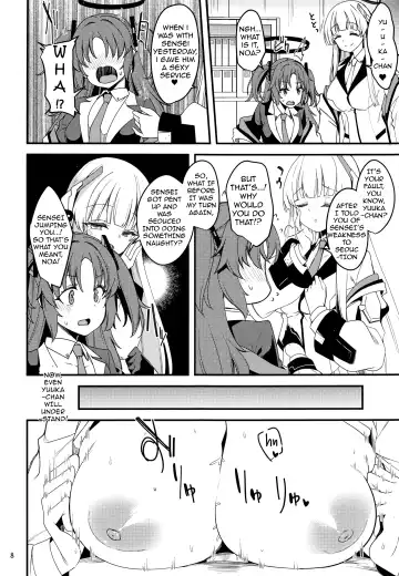 [Gokubuto Mayuge] Sensei Yuuka-chan ni wa Naisho desu yo? | Sensei, Don't Tell Yuuka, Okay? Fhentai.net - Page 7