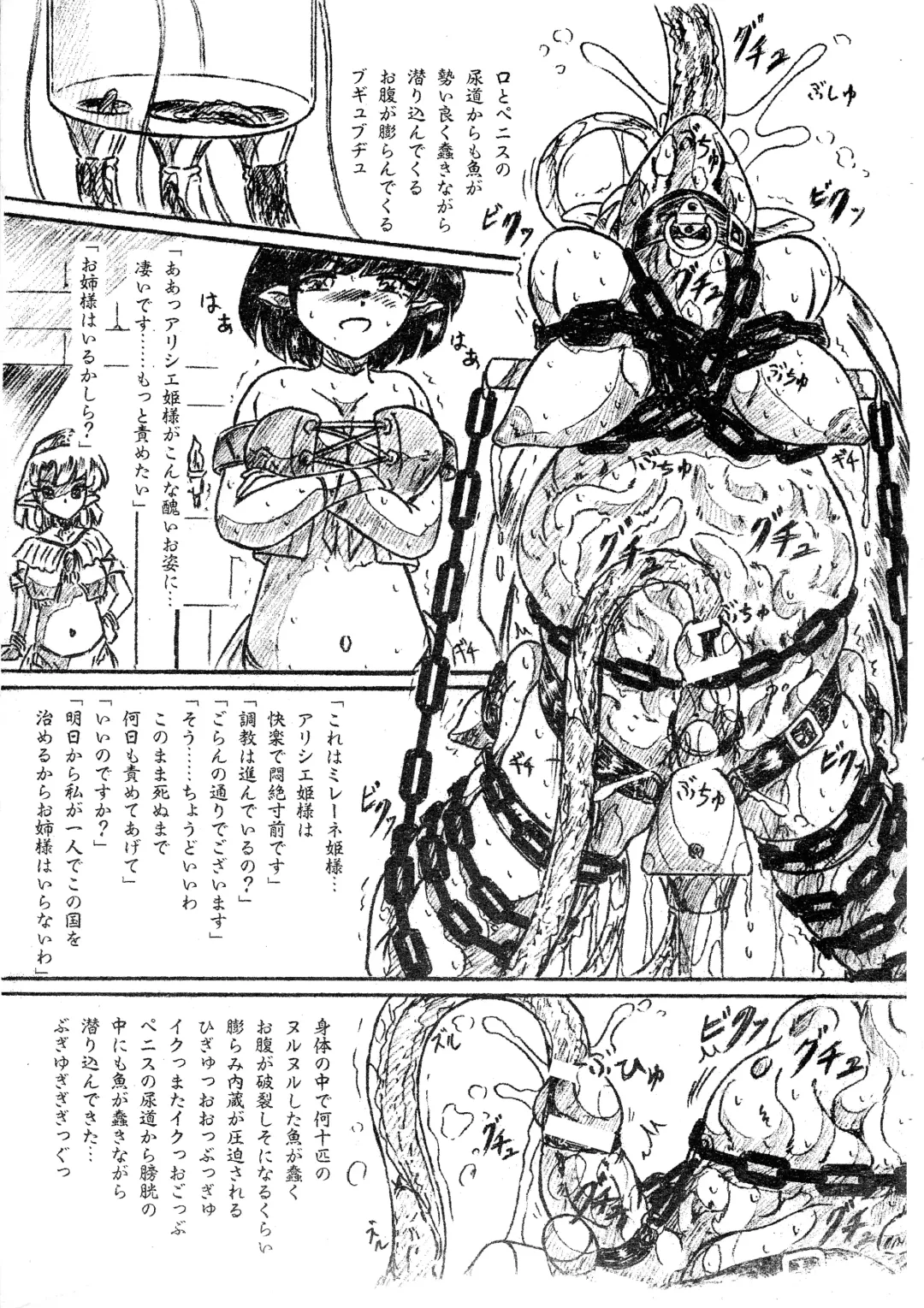 [Sumomo Ex] Vivian Bessatsu. 29 Hime-sama to Goumonheya Futanari Version Fhentai - Page 13