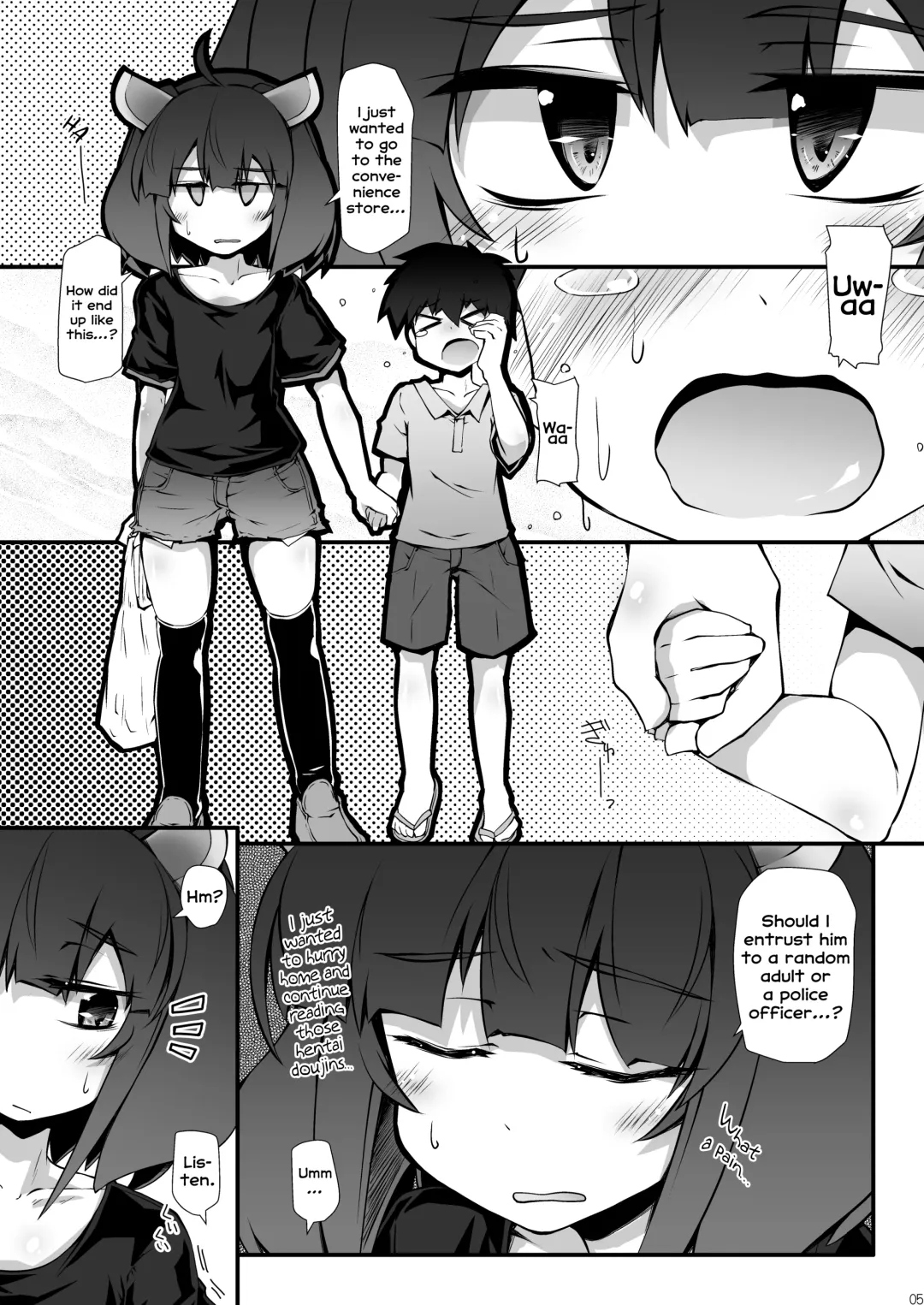 [Narumiya] Tohoku no Chicchai Onee-chan ga Maigo no Otokonoko ni Kimochi Ii Ijirikata toka Oshiete Agechau no | The small Touhoku onee-chan teaches a lost kid about things that feel good Fhentai.net - Page 5