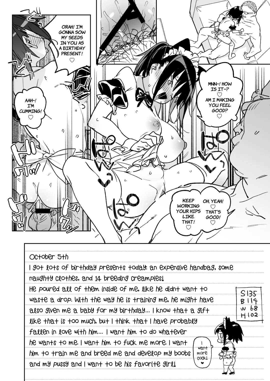 [Atage] 11-gatsu 28-nichi Atarashii Papa no Mono ni Narimashita. | November 28th: As of today, I belong to my new daddy! Fhentai.net - Page 25