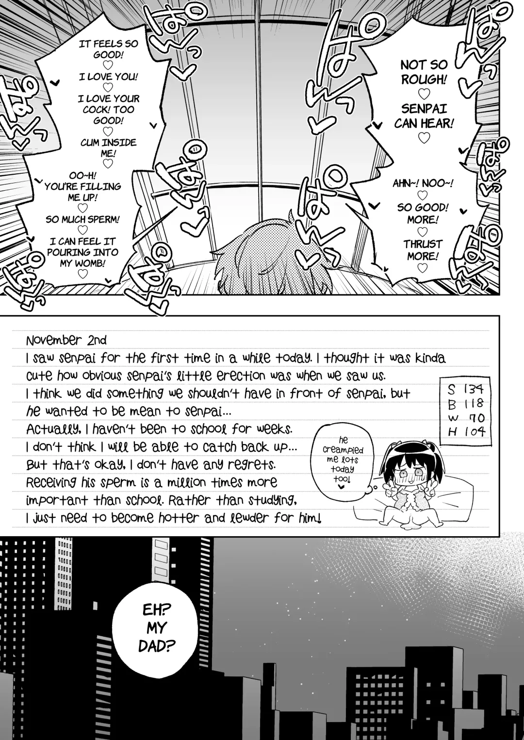 [Atage] 11-gatsu 28-nichi Atarashii Papa no Mono ni Narimashita. | November 28th: As of today, I belong to my new daddy! Fhentai.net - Page 30