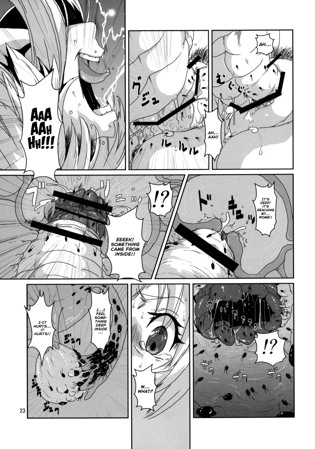 [Risei] Kodomo Orc ni Damasarete Kyouseiteki ni Mushi ni Sanran Saserareru Kemonomimi Elf Fhentai.net - Page 22