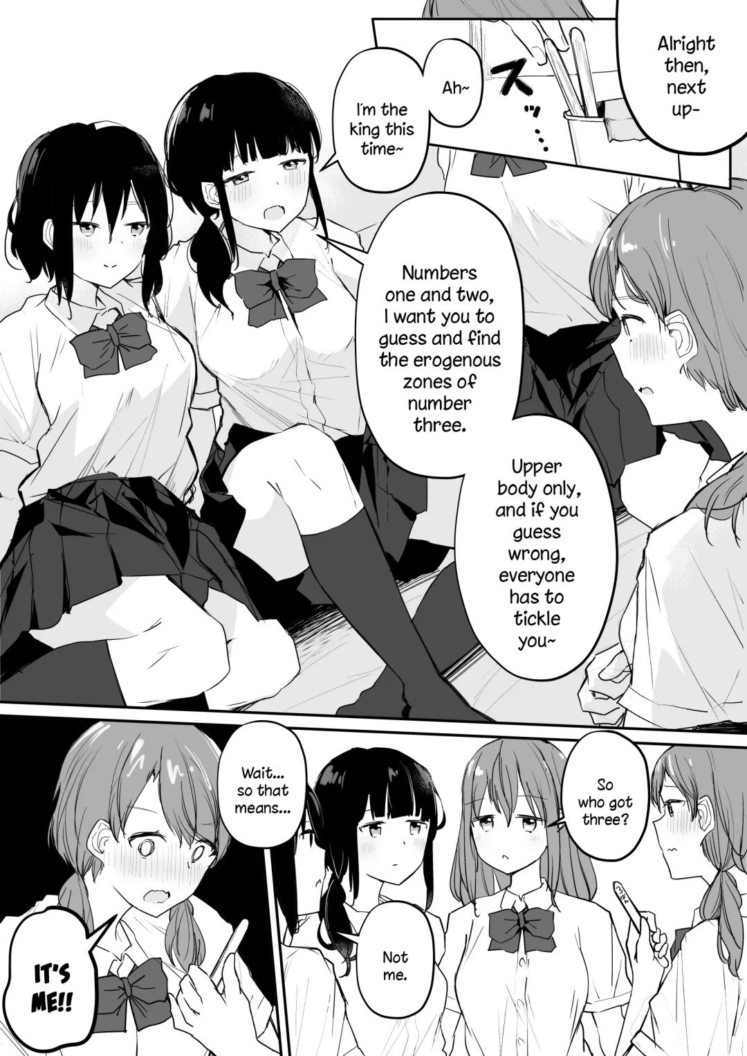 [Maguro Shining] Yuri Zuki Joshi ga Nandemoari no Ousama Game Yatta Kekka... Fhentai - Page 16
