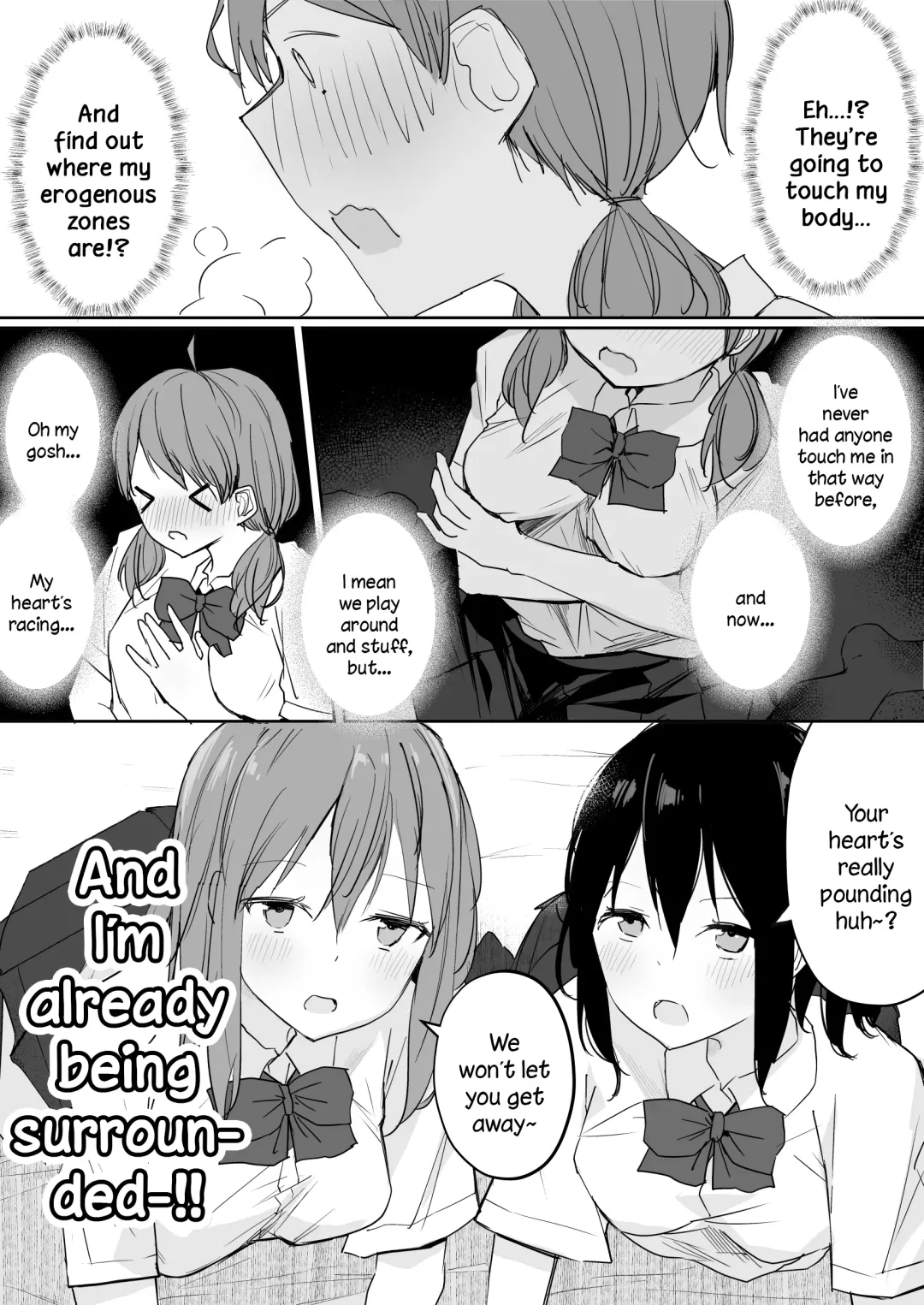 [Maguro Shining] Yuri Zuki Joshi ga Nandemoari no Ousama Game Yatta Kekka... Fhentai - Page 17