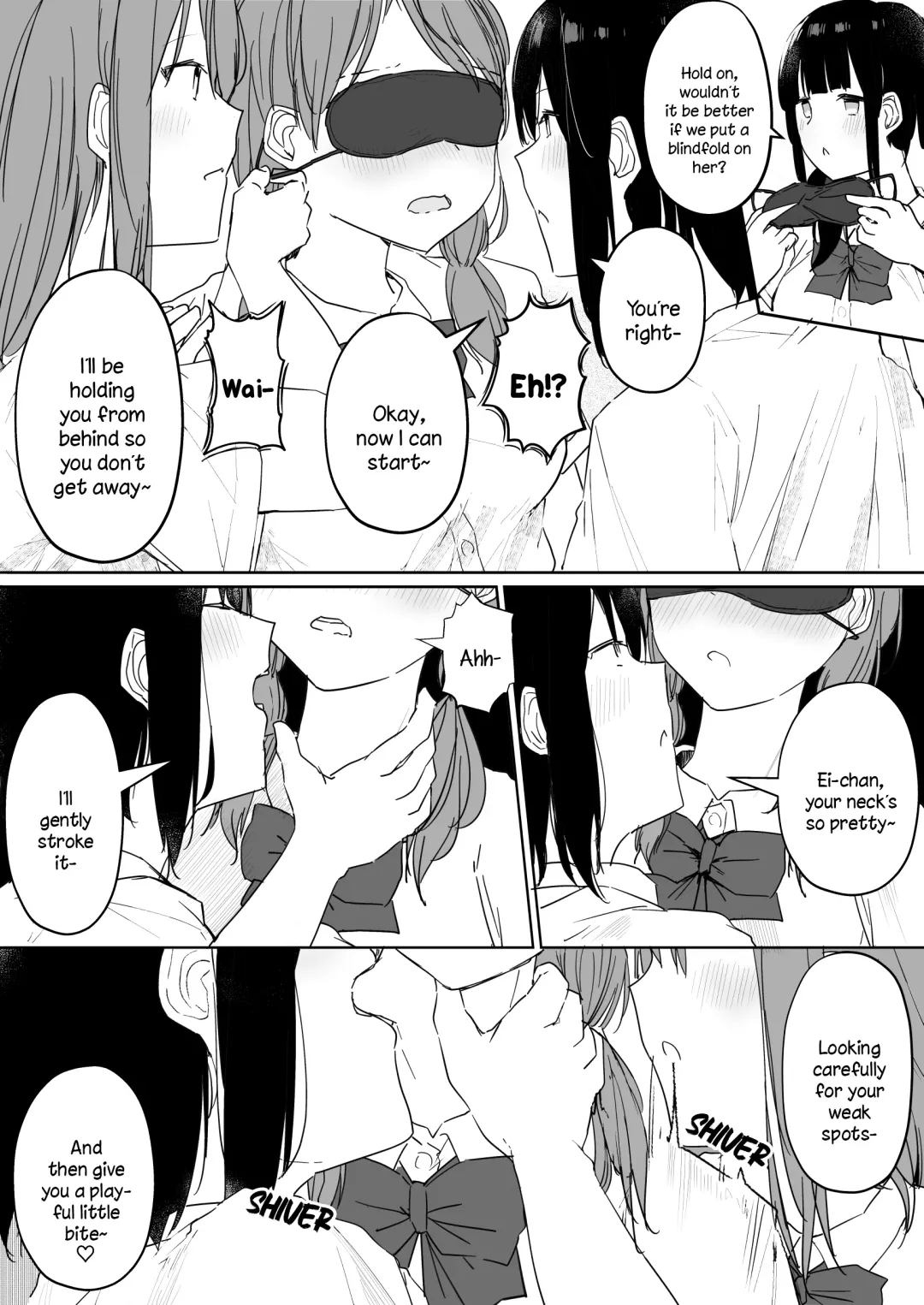 [Maguro Shining] Yuri Zuki Joshi ga Nandemoari no Ousama Game Yatta Kekka... Fhentai - Page 21