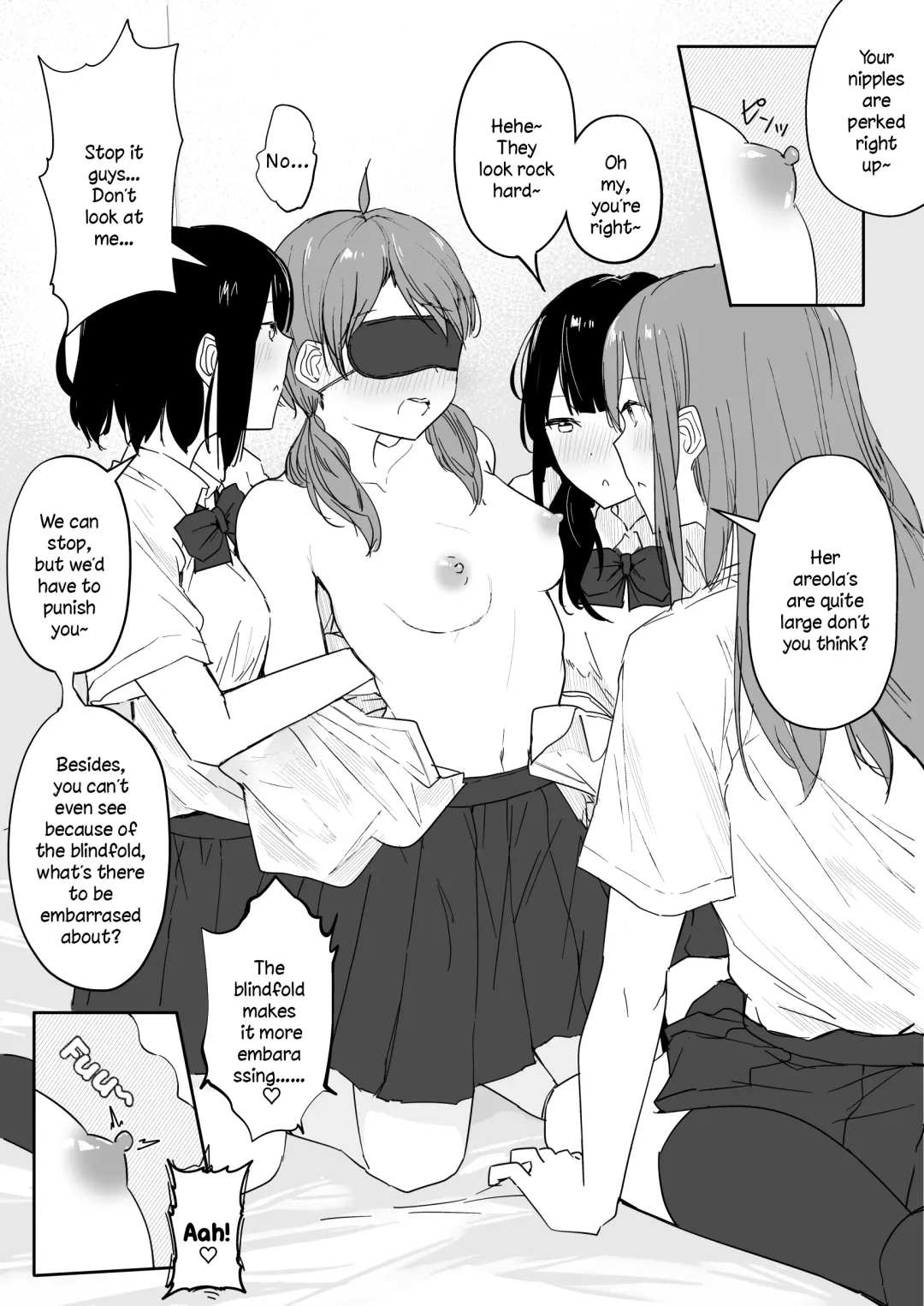 [Maguro Shining] Yuri Zuki Joshi ga Nandemoari no Ousama Game Yatta Kekka... Fhentai - Page 25
