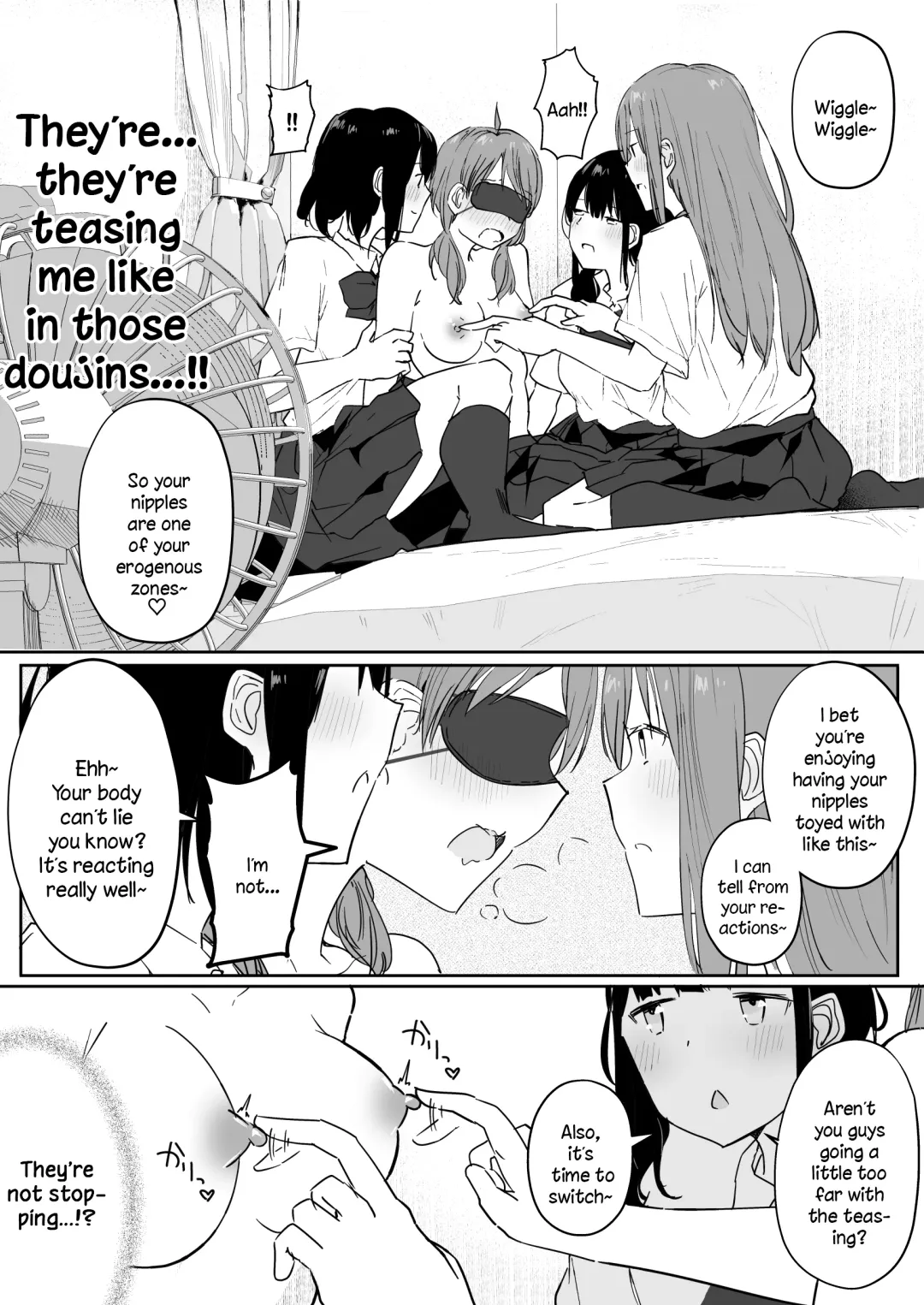 [Maguro Shining] Yuri Zuki Joshi ga Nandemoari no Ousama Game Yatta Kekka... Fhentai - Page 28