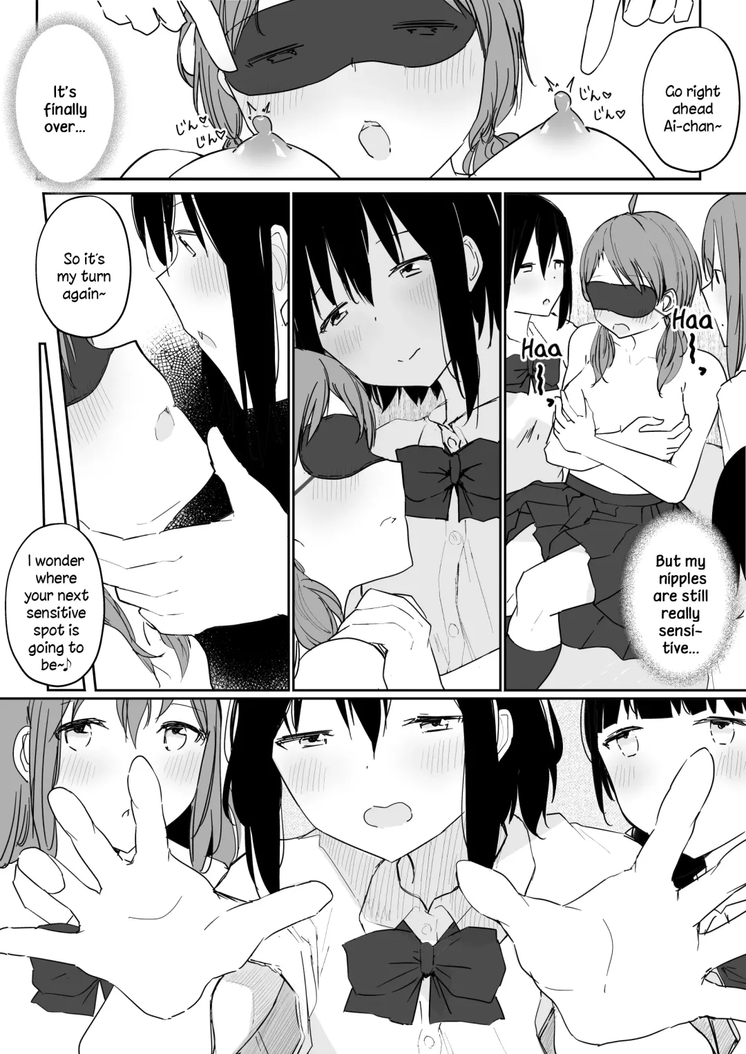 [Maguro Shining] Yuri Zuki Joshi ga Nandemoari no Ousama Game Yatta Kekka... Fhentai - Page 29