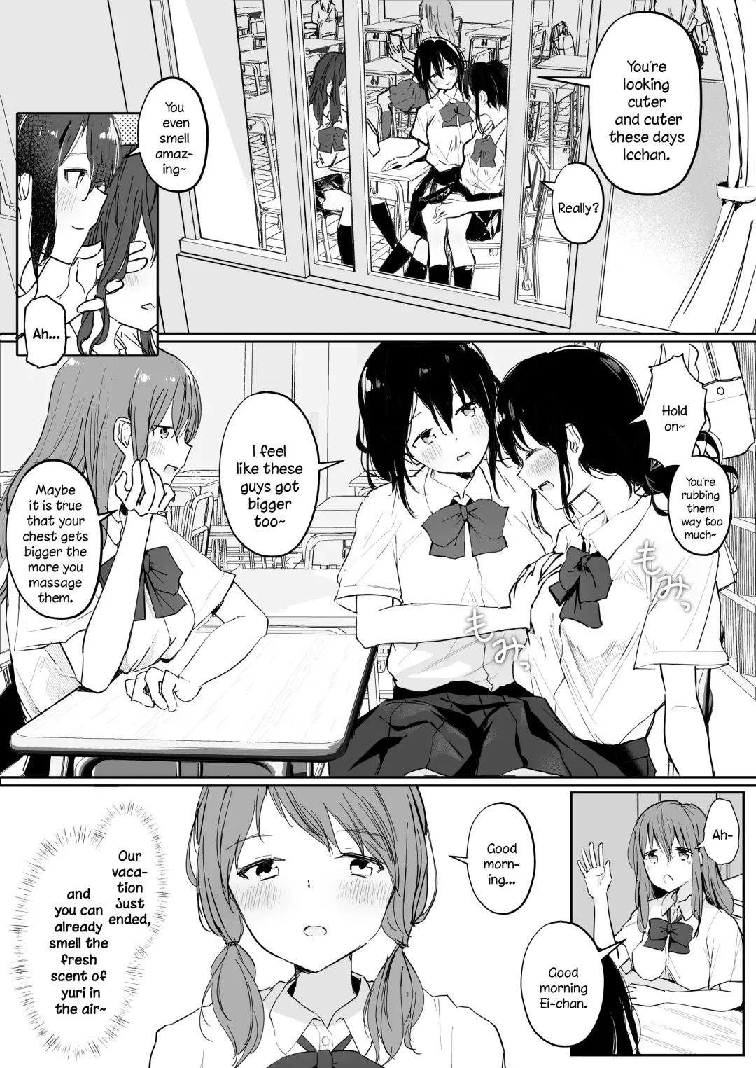 [Maguro Shining] Yuri Zuki Joshi ga Nandemoari no Ousama Game Yatta Kekka... Fhentai - Page 4