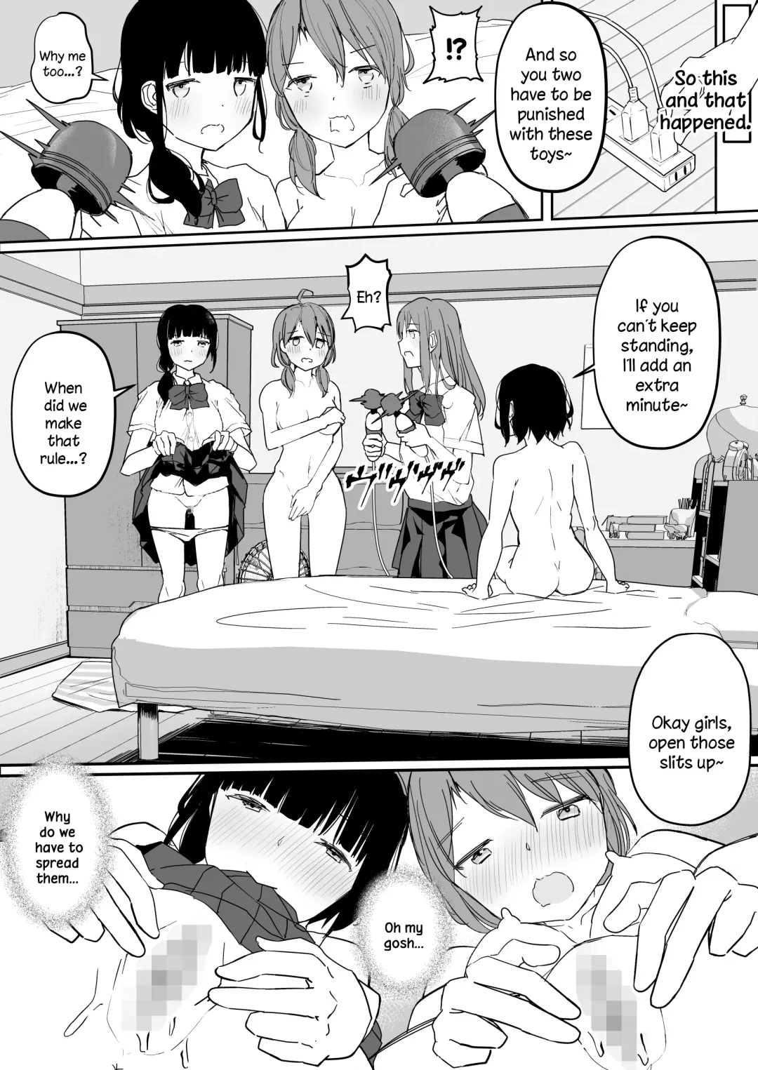 [Maguro Shining] Yuri Zuki Joshi ga Nandemoari no Ousama Game Yatta Kekka... Fhentai - Page 42