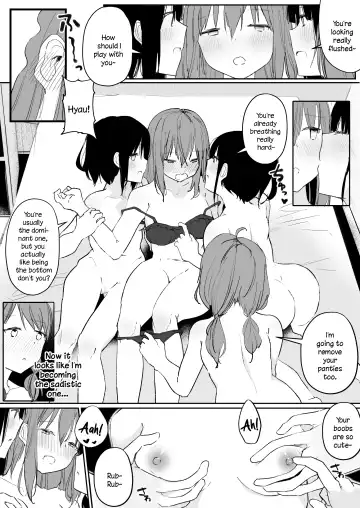 [Maguro Shining] Yuri Zuki Joshi ga Nandemoari no Ousama Game Yatta Kekka... Fhentai - Page 52