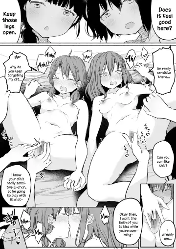 [Maguro Shining] Yuri Zuki Joshi ga Nandemoari no Ousama Game Yatta Kekka... Fhentai - Page 61