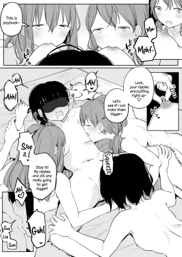 [Maguro Shining] Yuri Zuki Joshi ga Nandemoari no Ousama Game Yatta Kekka... Fhentai - Page 63