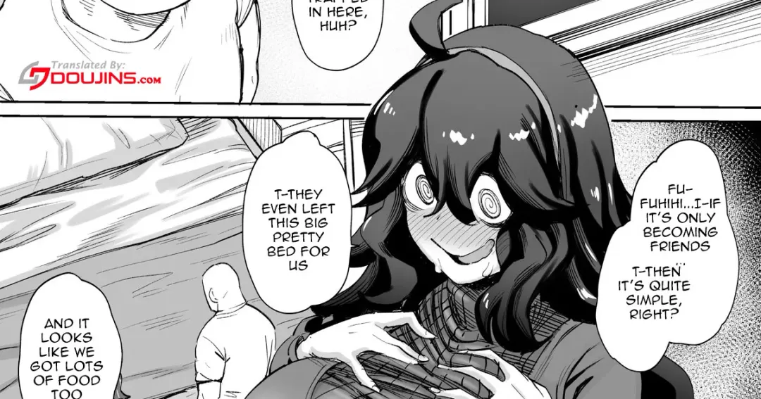 [Dekosuke 18gou] Occult Mania-chan to Tomodachi ni Naranai to Derarenai Heya | A Room Where You Can't Get Out Unless You Become Friends With This Hex Maniac Fhentai.net - Page 1