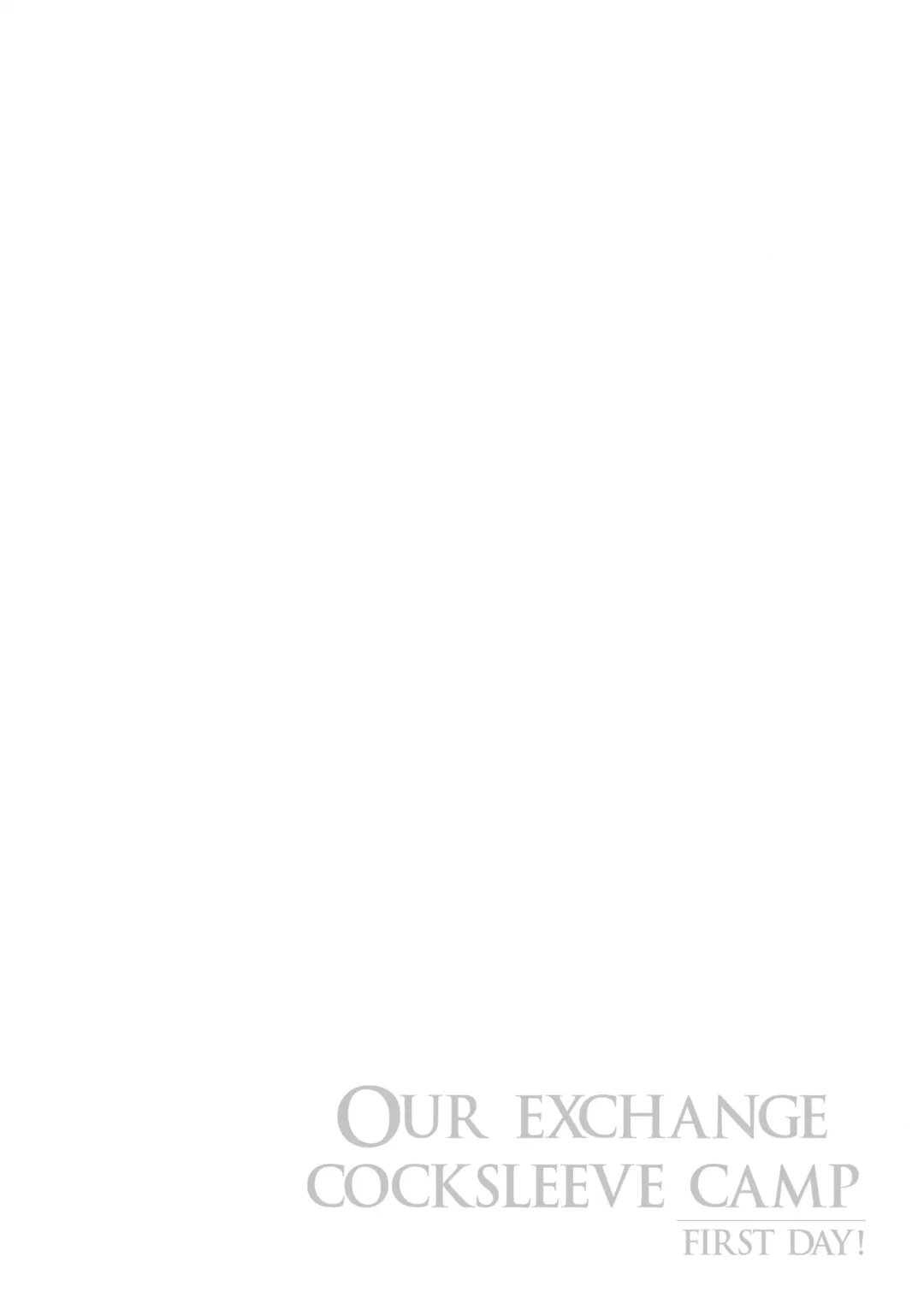 [Dokurosan] Watashi-tachi no Onaho Koukan Gasshuku Ichinichime! | Our exchange cocksleeve camp! First day! + Omake Paper (decensored) Fhentai - Page 20