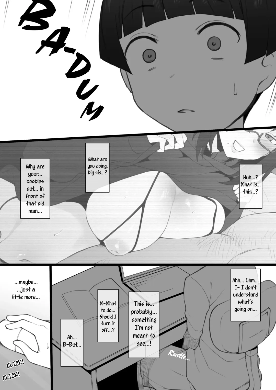[Terasu Mc] Daisuki na Onee-chan ni Karita Pasocon no Naka ni... | On the Laptop My Beloved Big Sister Lent Me… Fhentai - Page 7