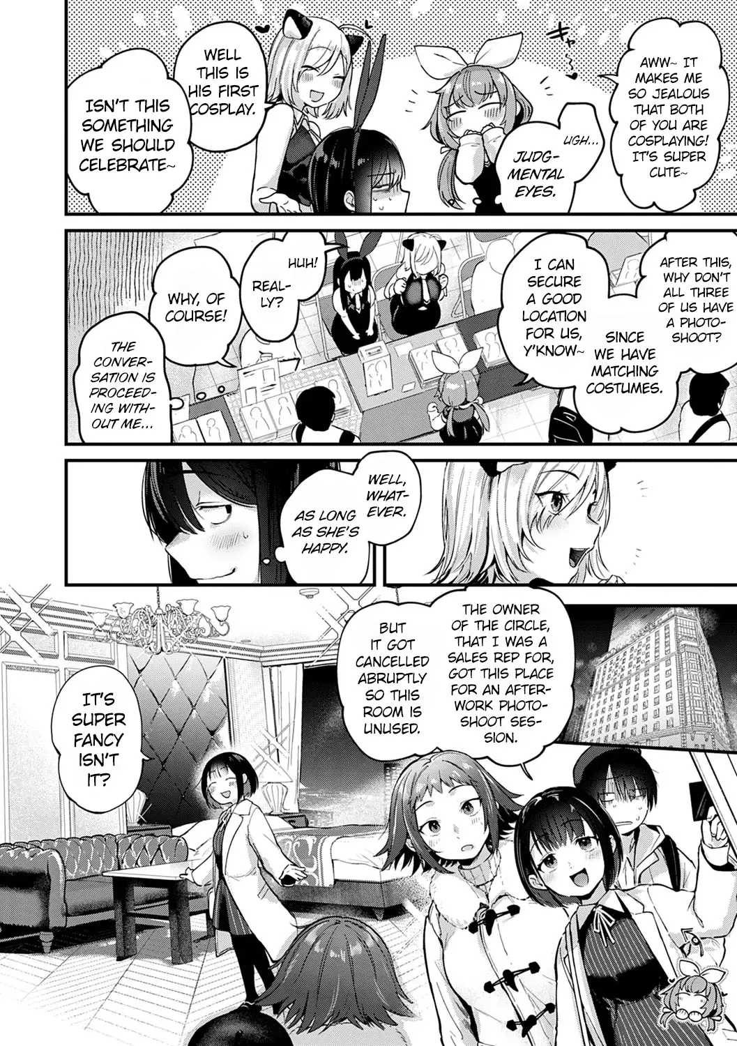 [Gosaiji] Doujin Sakka wa Cosplay Ecchi no Yume o Miru ka? Parts 1-4 + After Story Fhentai - Page 56