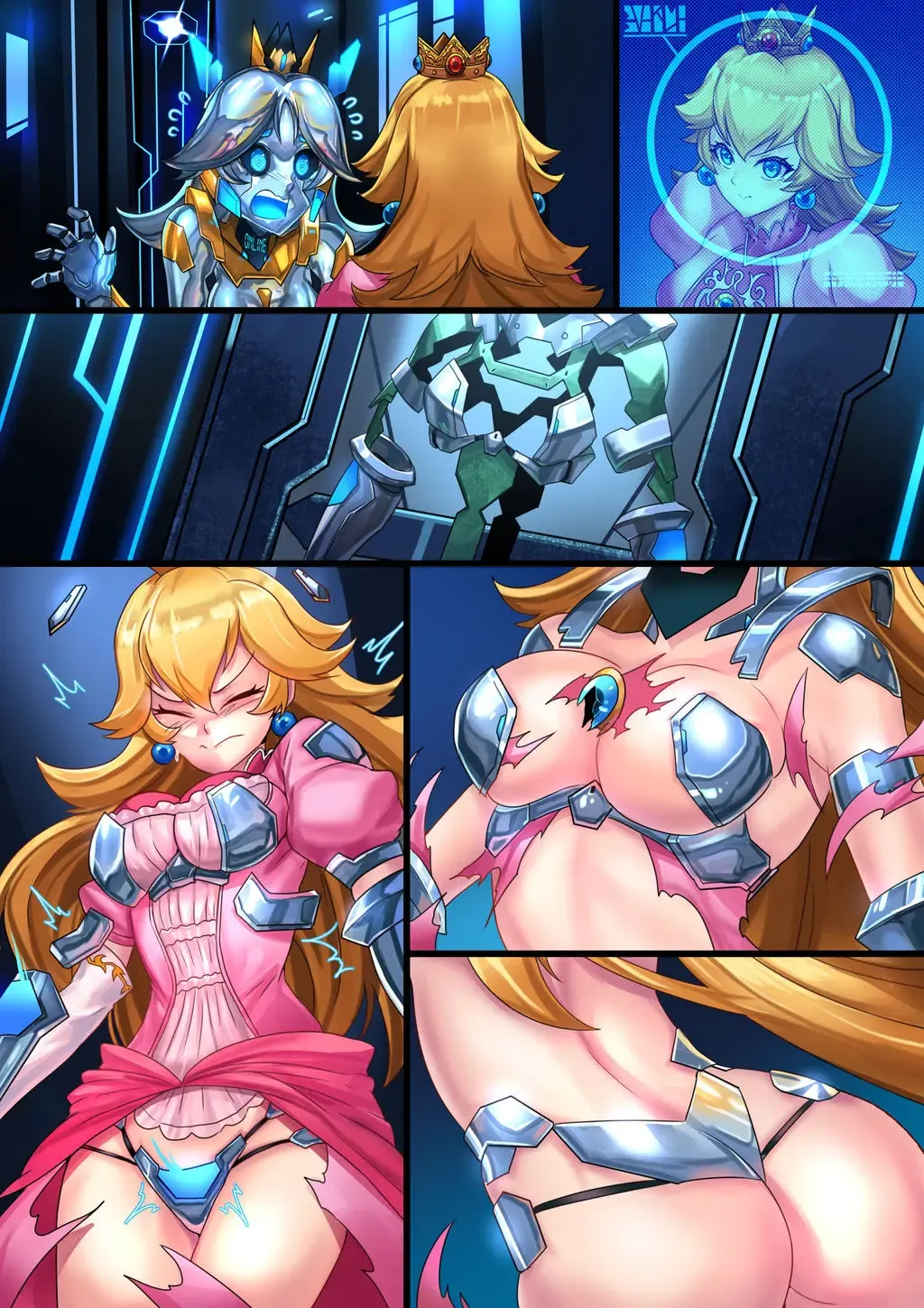 [Ibenz009] Princess Peach Robot Transformation Fhentai.net - Page 2