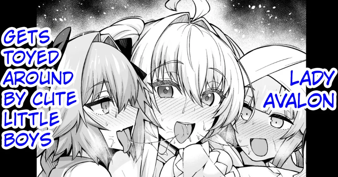 [Ankoman] Lady Avalon, Kawaii Otokonoko ni Hodasareru | Lady Avalon Gets Toyed Around By Cute Little Boys Fhentai.net - Page 1