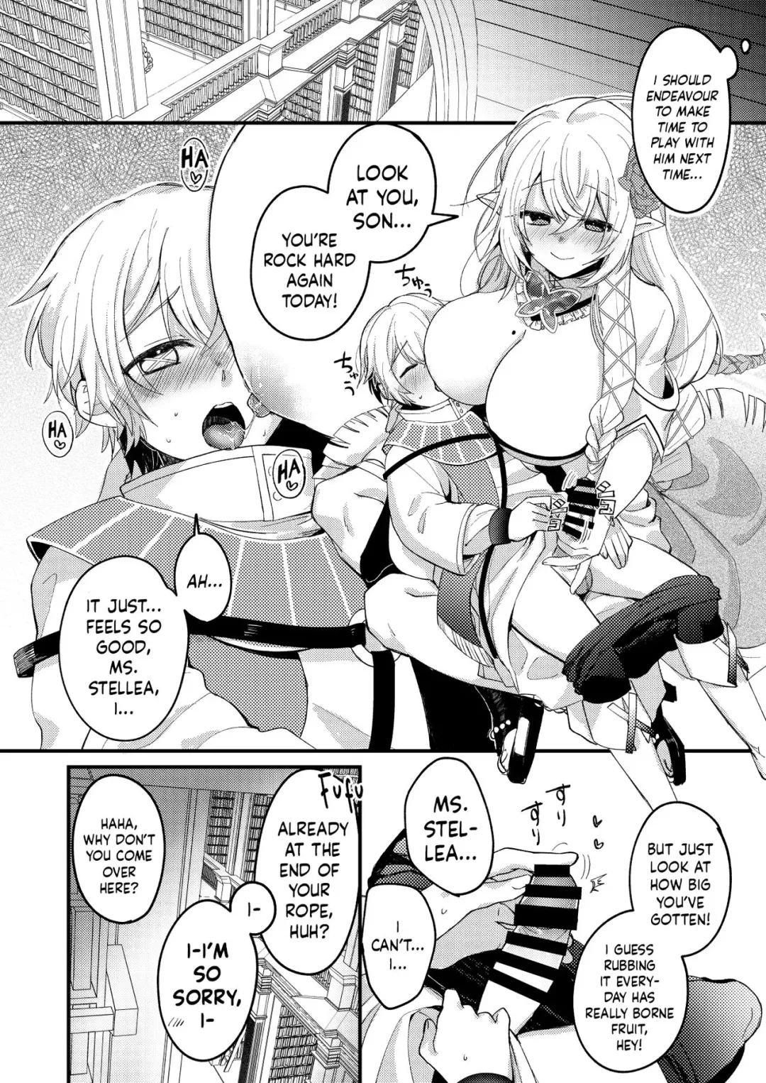 [Yuzuruha Imai] Futanari Stellea x Son Fhentai.net - Page 15