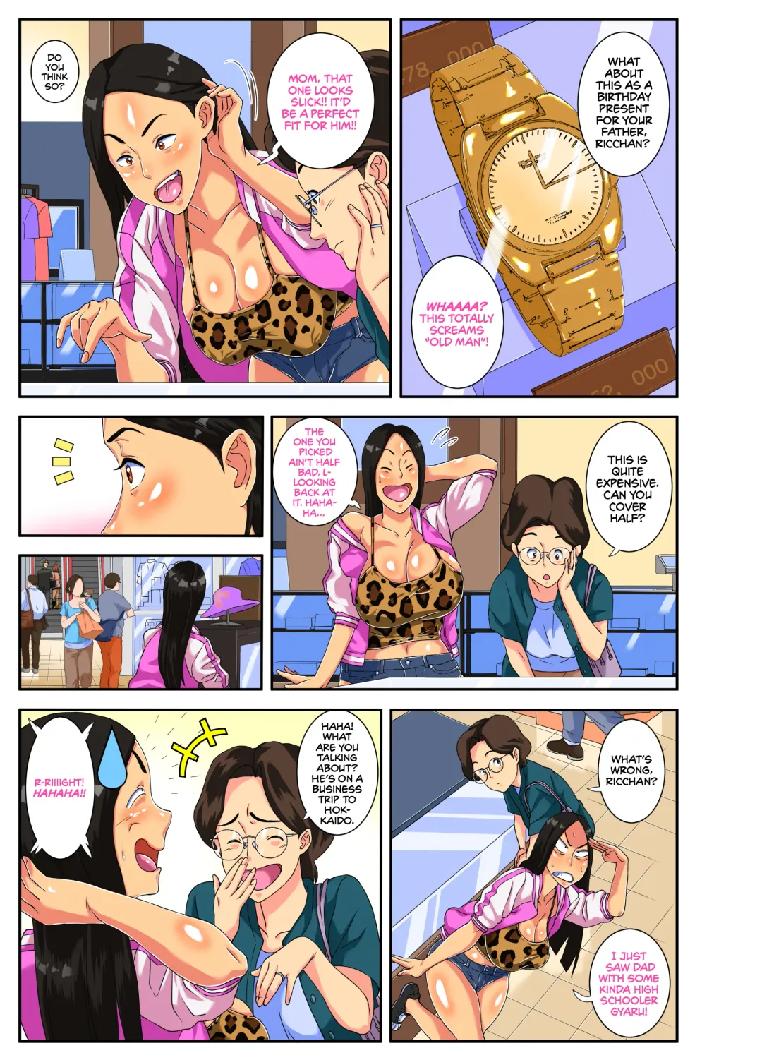 Yabai yo!! Bakunyuu Yankee Musume Ricchan! | Oh God! My Delinquent Daughter Ricchan Has Huge Tits! Fhentai - Page 3