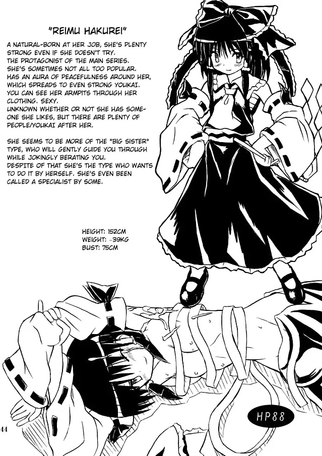 [Takaku Toshihiko] Touhou Youjo Ranbu 2 | Touhou Enchantresses' Dance 2 Fhentai - Page 43