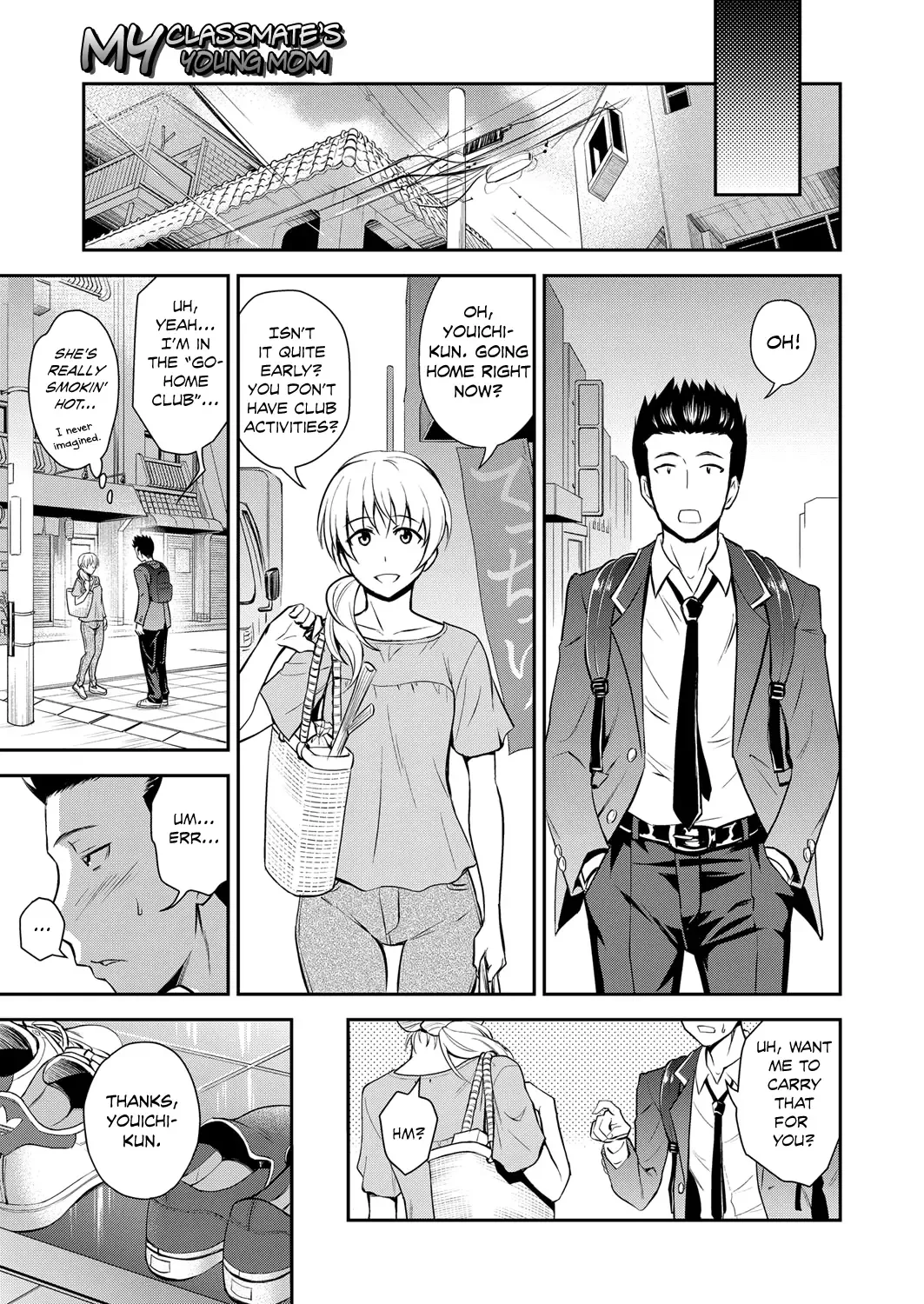 [Aoki Kanji] Doukyuusei no Wakai Haha | My Classmate's Young Mom (decensored) Fhentai - Page 3