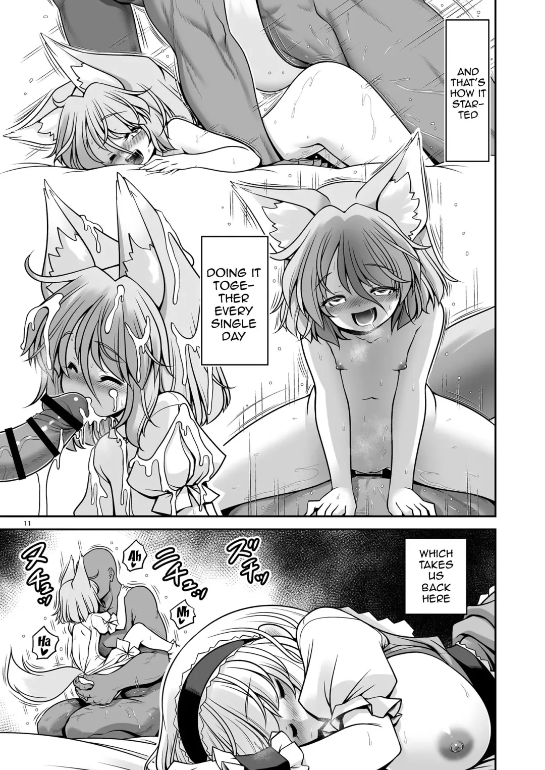 [Tomoki Tomonori] Okasare Machi no Hatsujou Onna o Nanjuunin to Yarasete Kureru Tsukasa-chan no Warudakumi Fhentai.net - Page 11