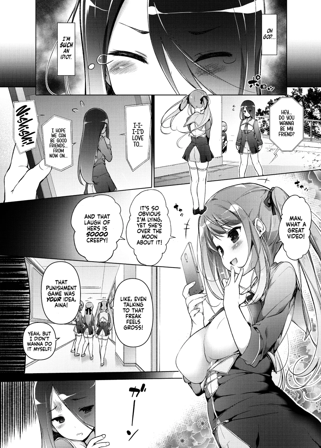 [Motomushi] Watashi wo Baka ni Shita Onna ni Natta Watashi | I Swapped Bodies With My Bully Fhentai - Page 3