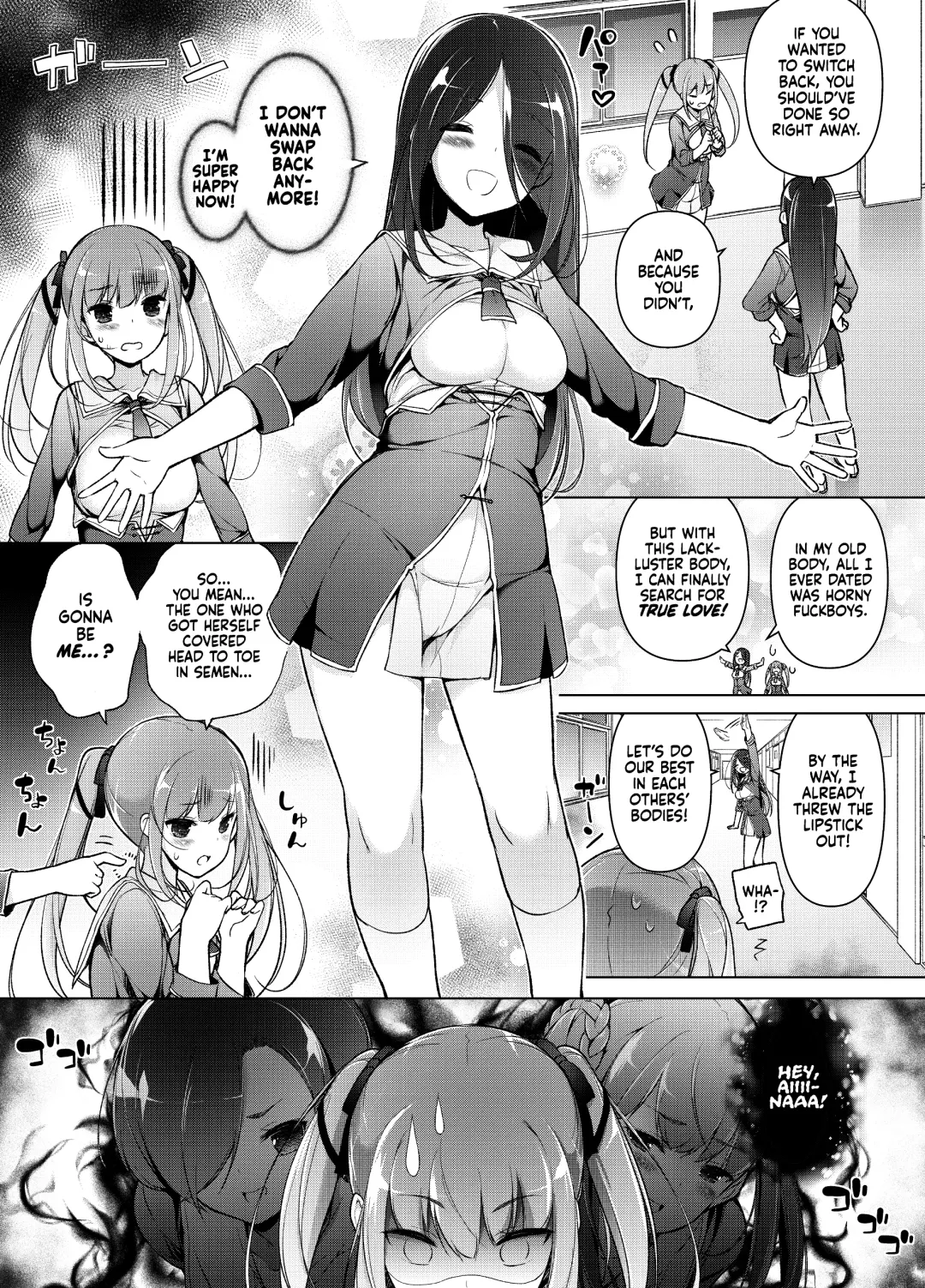 [Motomushi] Watashi wo Baka ni Shita Onna ni Natta Watashi | I Swapped Bodies With My Bully Fhentai - Page 34
