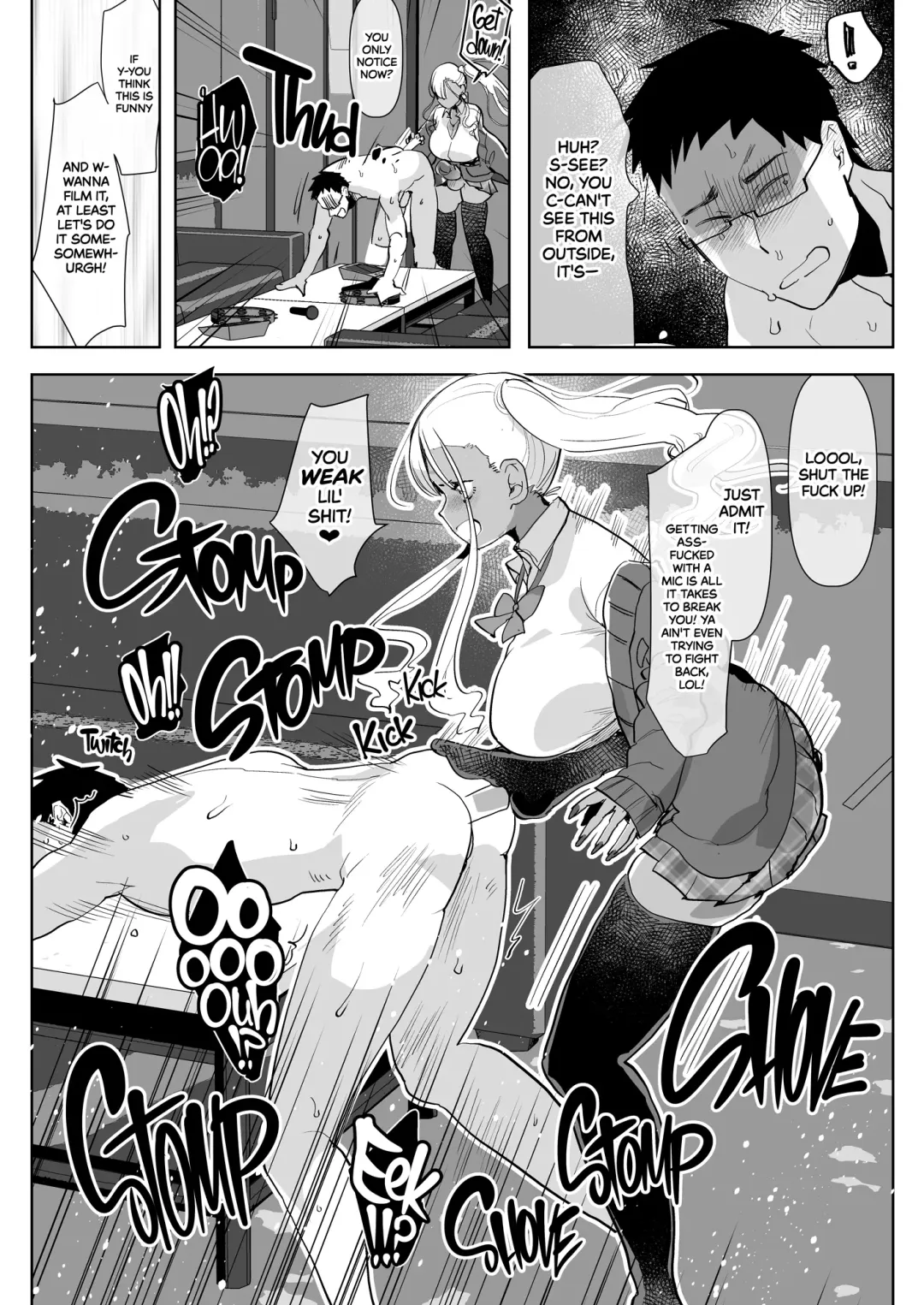 [Aimaitei Umami] Kigen no Warui Kuro Gal Futanari Kanojo ni Karaoke ni Yobidasareta Kekka... | What Happens When Your Tan Gyaru Futa Girlfriend Is in a Bad Mood and Invites You To Karaoke... (decensored) Fhentai - Page 14